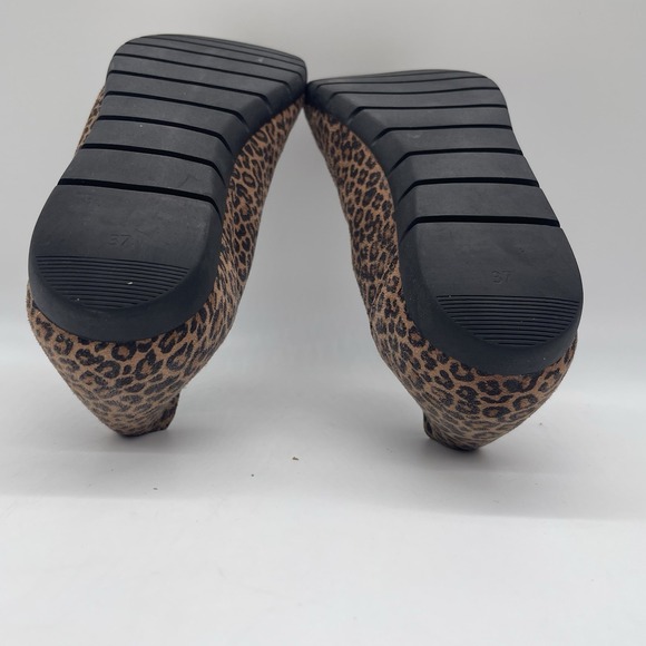 Sabrinas Womens 37 Shoes Flats Cheetah Leopard Round Toe‎ Made in Spain Comfort - Picture 11 of 14